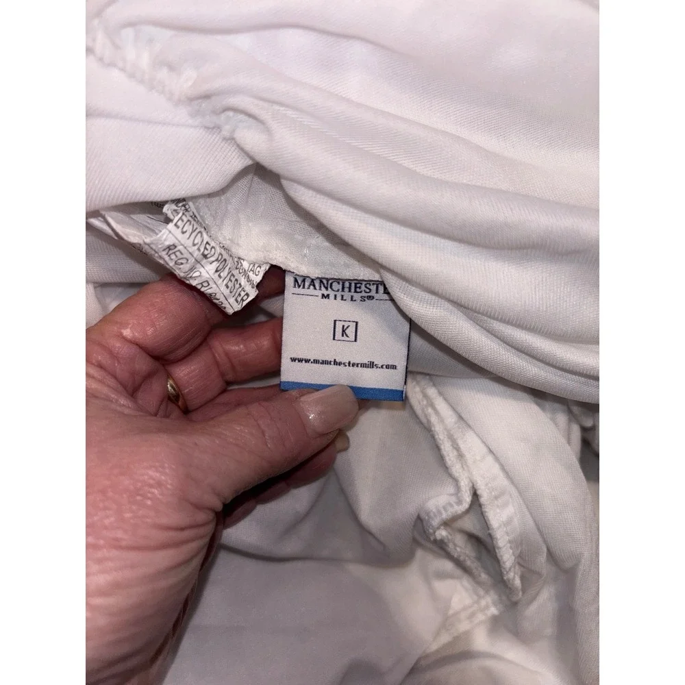 Manchester Mills EnviroSleep Classic Plus King Mattress Pad White Microban 78x80